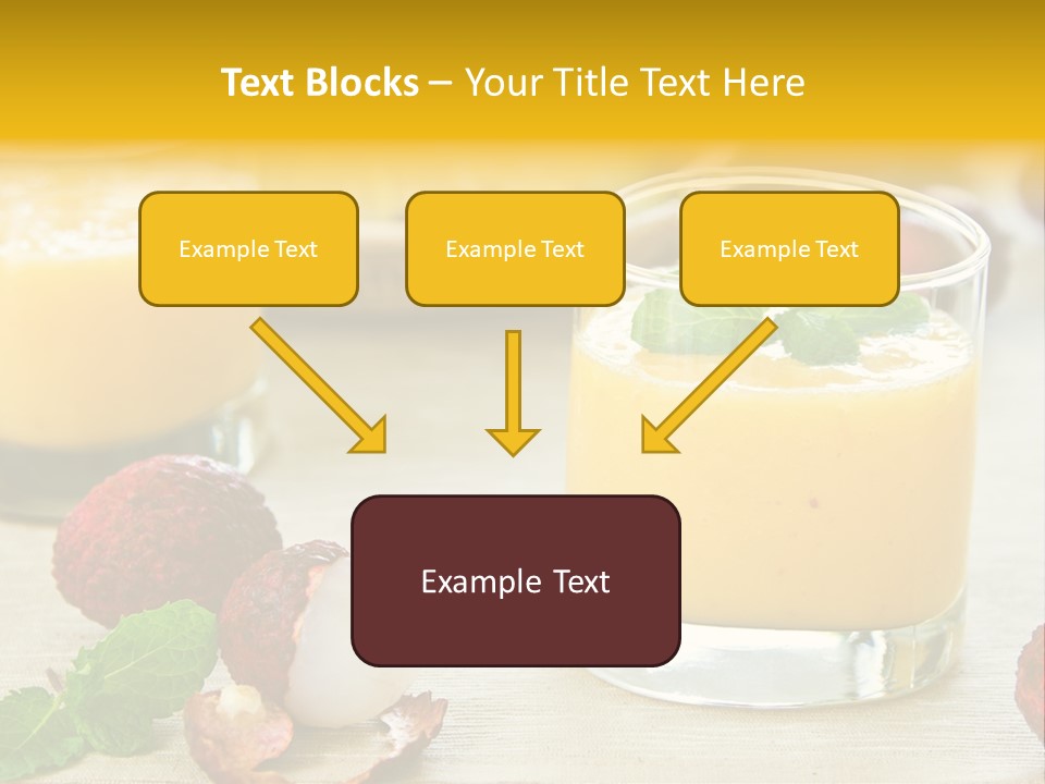 Fruit Juice Mineral PowerPoint Template