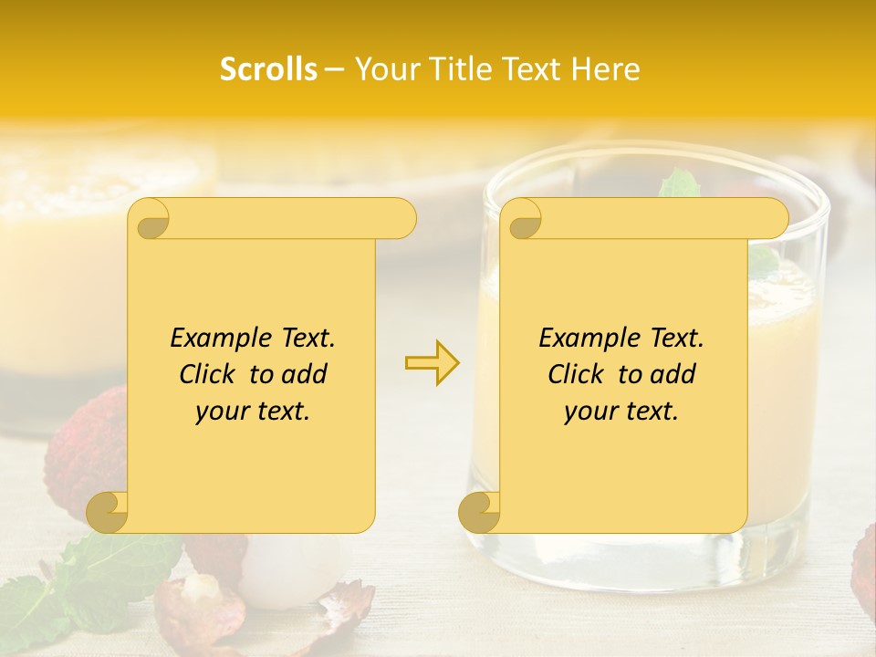 Fruit Juice Mineral PowerPoint Template