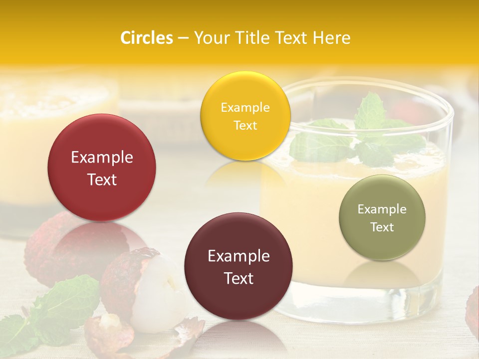 Fruit Juice Mineral PowerPoint Template