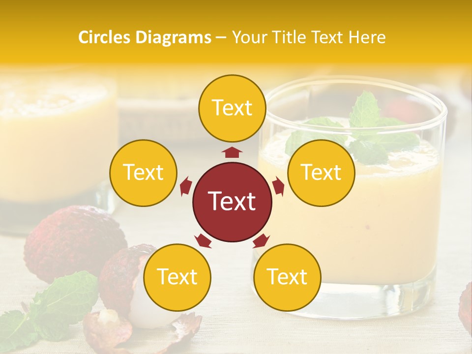 Fruit Juice Mineral PowerPoint Template