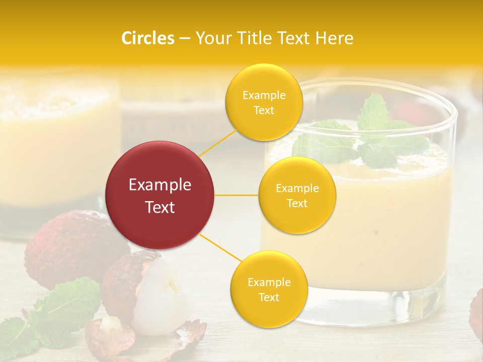 Fruit Juice Mineral PowerPoint Template