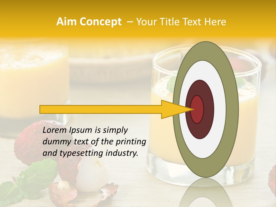 Fruit Juice Mineral PowerPoint Template