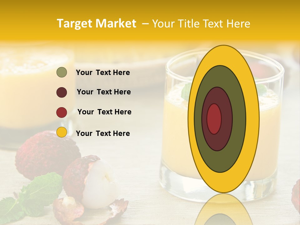 Fruit Juice Mineral PowerPoint Template