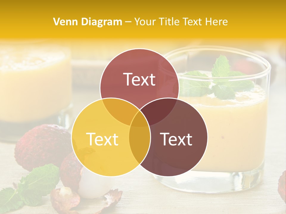 Fruit Juice Mineral PowerPoint Template