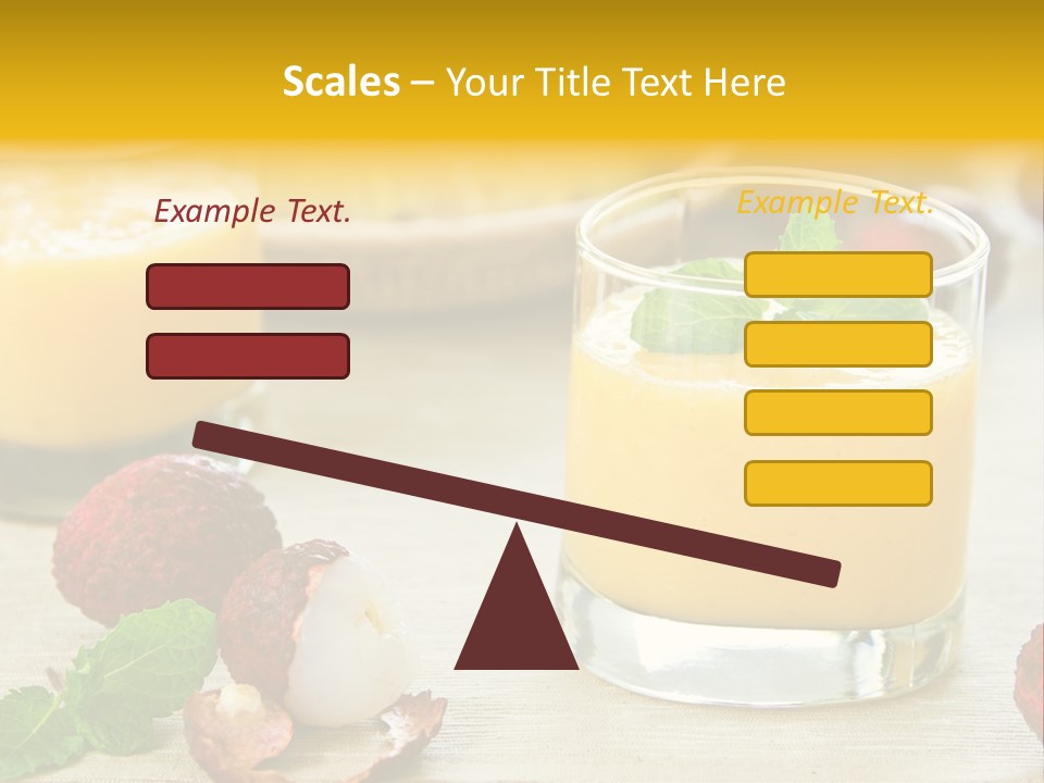 Fruit Juice Mineral PowerPoint Template