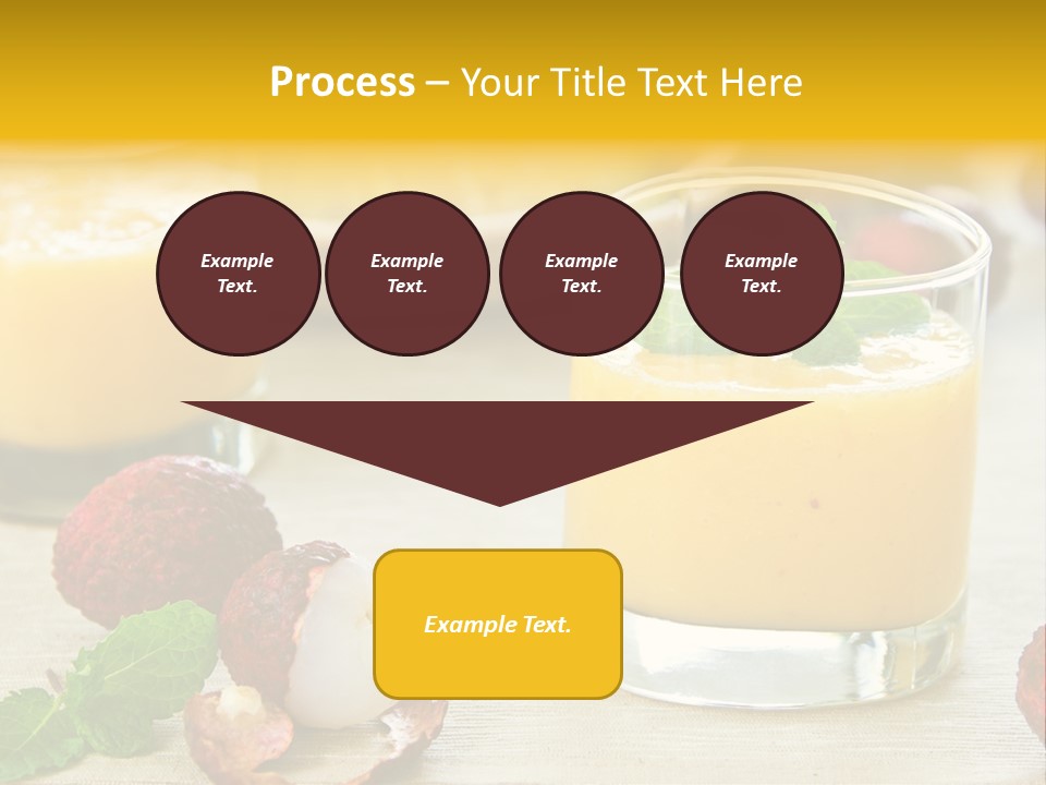 Fruit Juice Mineral PowerPoint Template