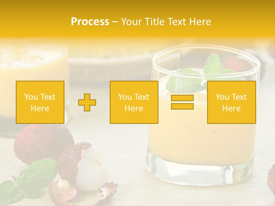 Fruit Juice Mineral PowerPoint Template