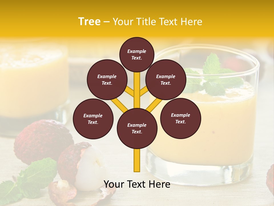 Fruit Juice Mineral PowerPoint Template