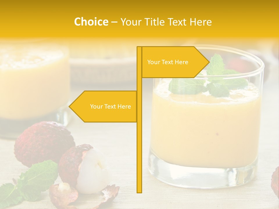 Fruit Juice Mineral PowerPoint Template