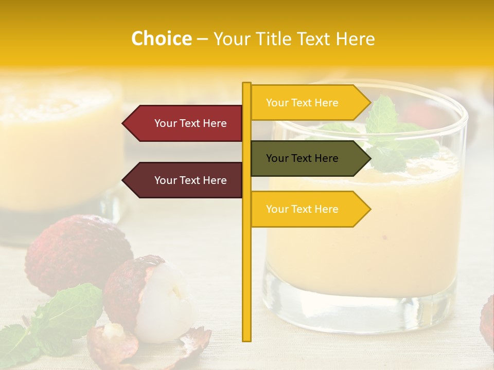 Fruit Juice Mineral PowerPoint Template