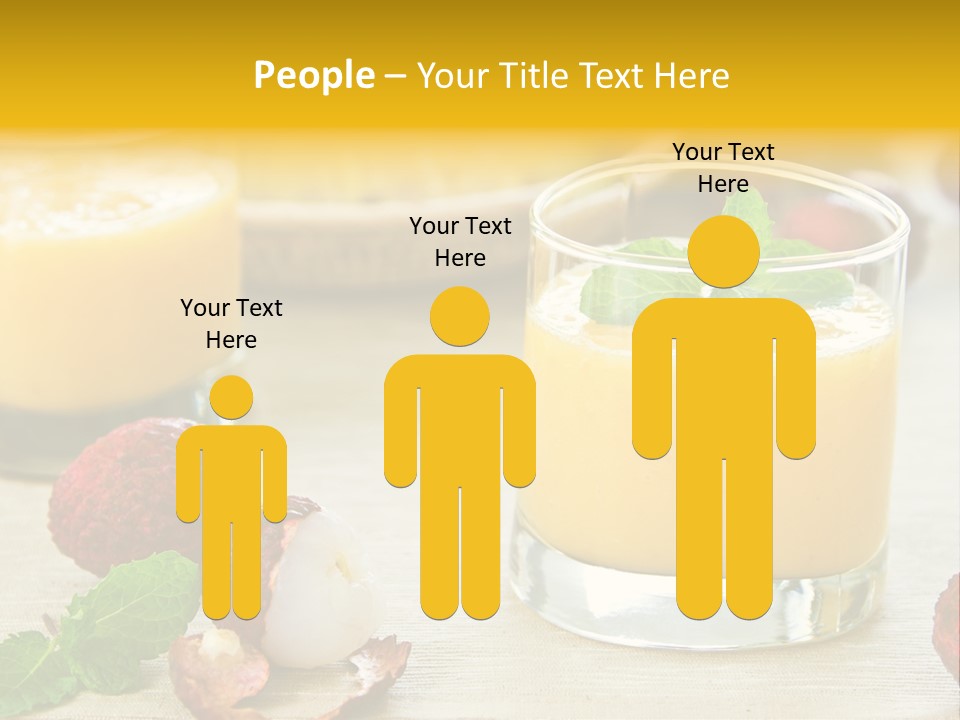 Fruit Juice Mineral PowerPoint Template
