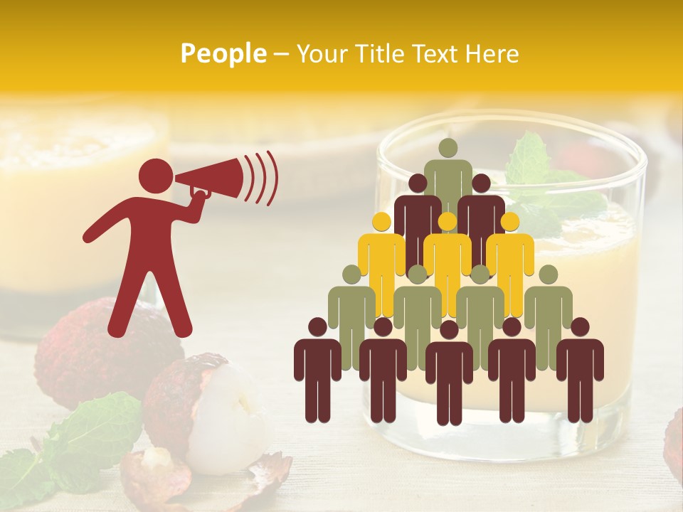 Fruit Juice Mineral PowerPoint Template