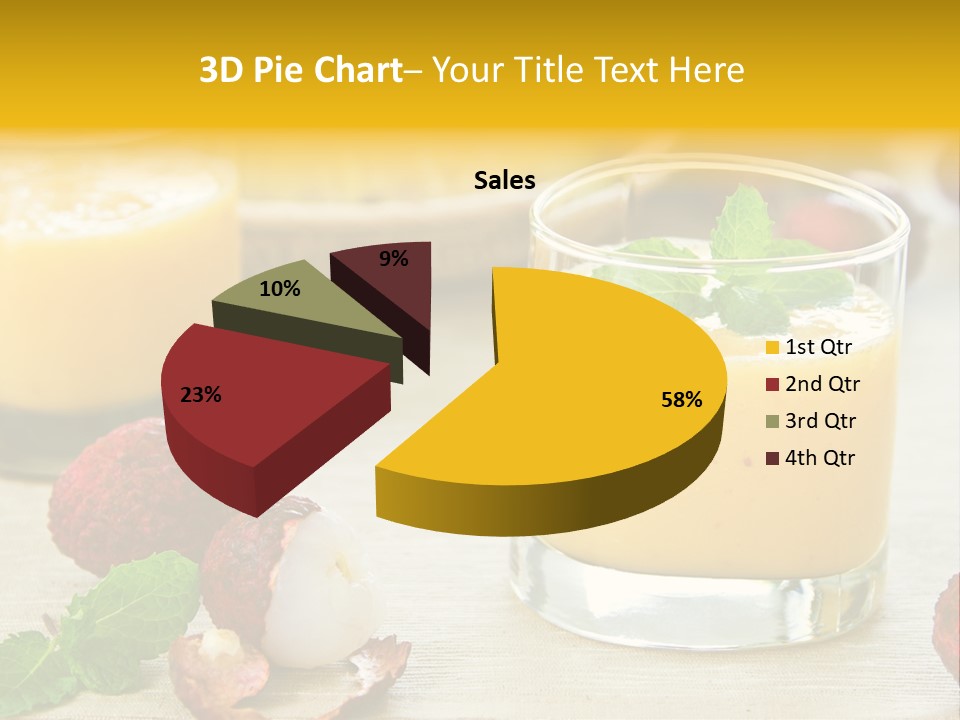 Fruit Juice Mineral PowerPoint Template