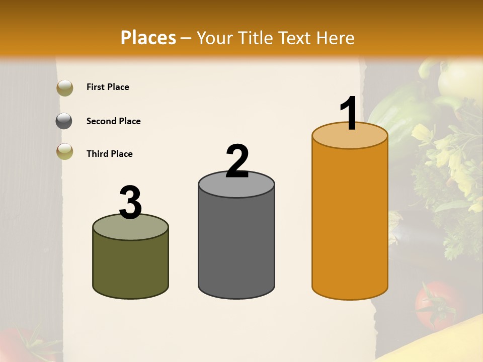 Market White Onion PowerPoint Template