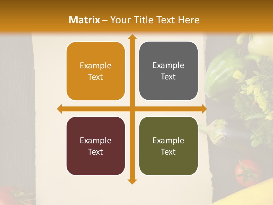 Market White Onion PowerPoint Template