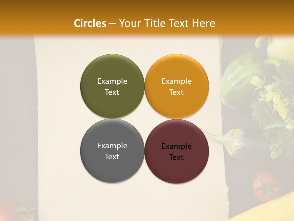 Market White Onion PowerPoint Template