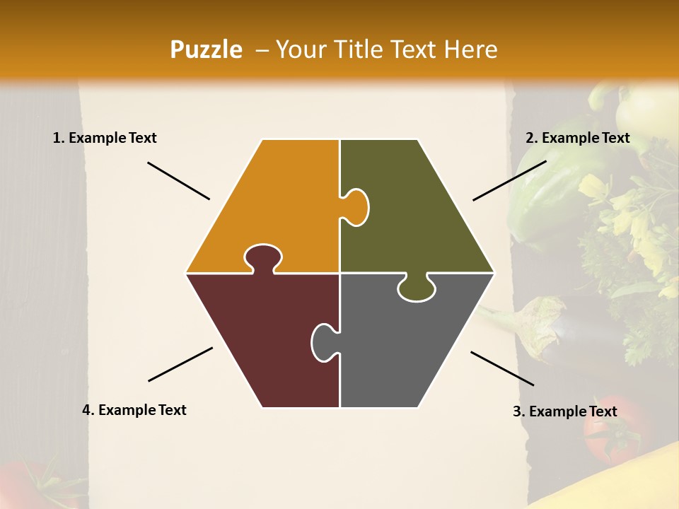 Market White Onion PowerPoint Template