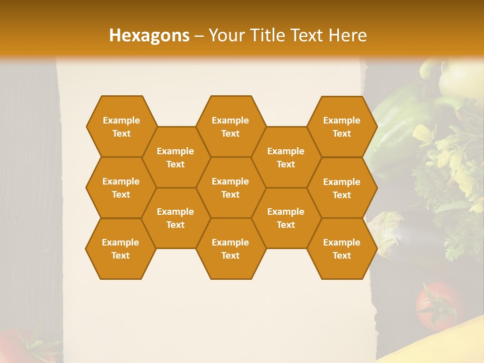 Market White Onion PowerPoint Template