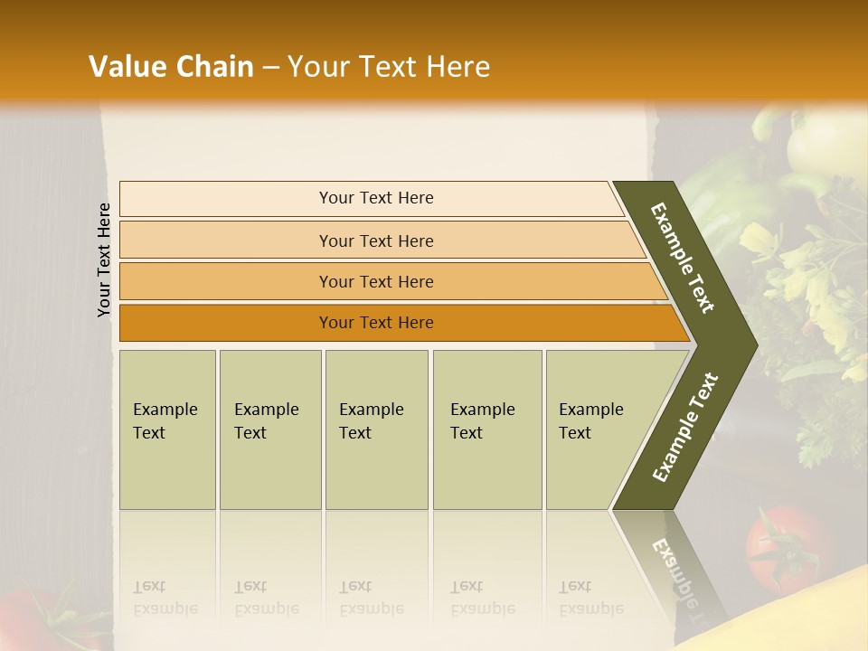 Market White Onion PowerPoint Template