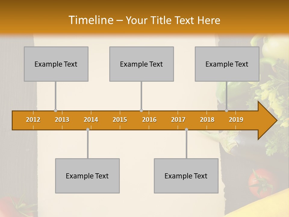 Market White Onion PowerPoint Template
