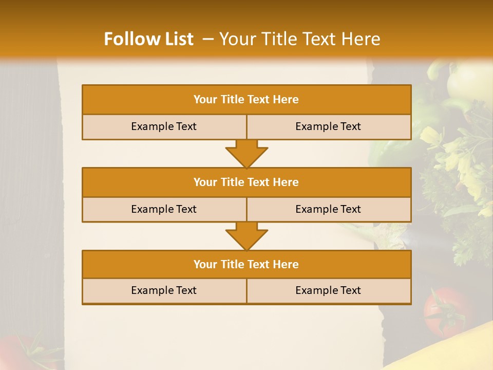 Market White Onion PowerPoint Template