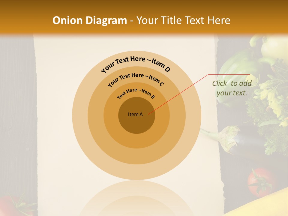 Market White Onion PowerPoint Template