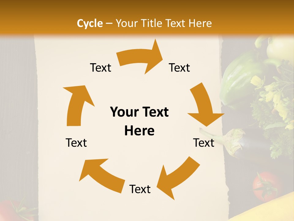 Market White Onion PowerPoint Template