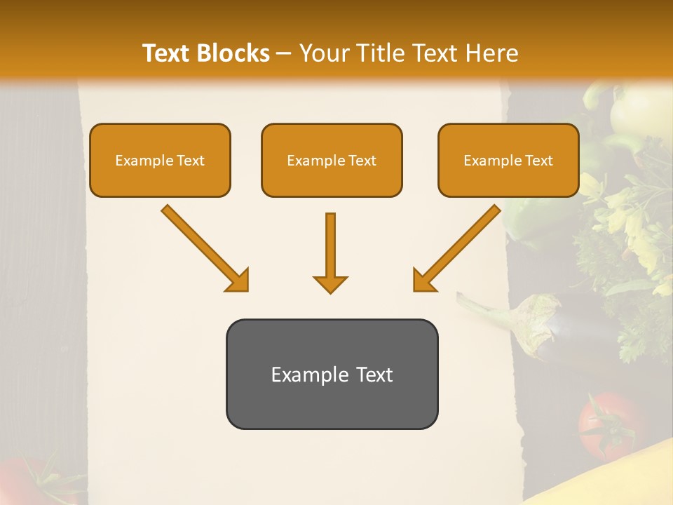Market White Onion PowerPoint Template