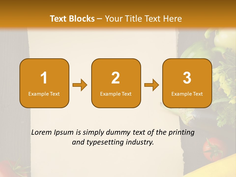 Market White Onion PowerPoint Template