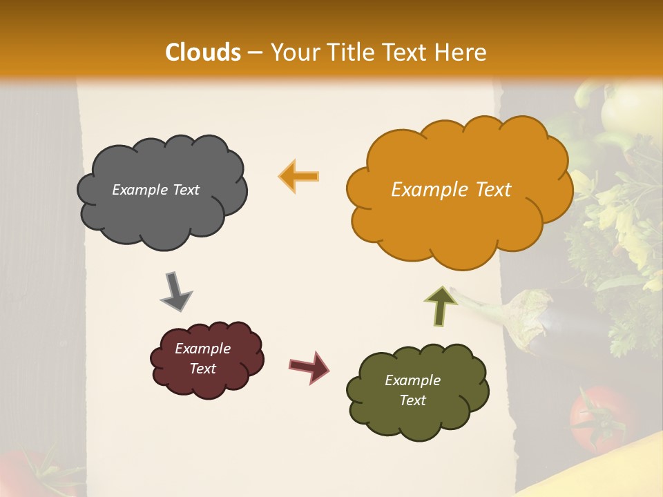 Market White Onion PowerPoint Template