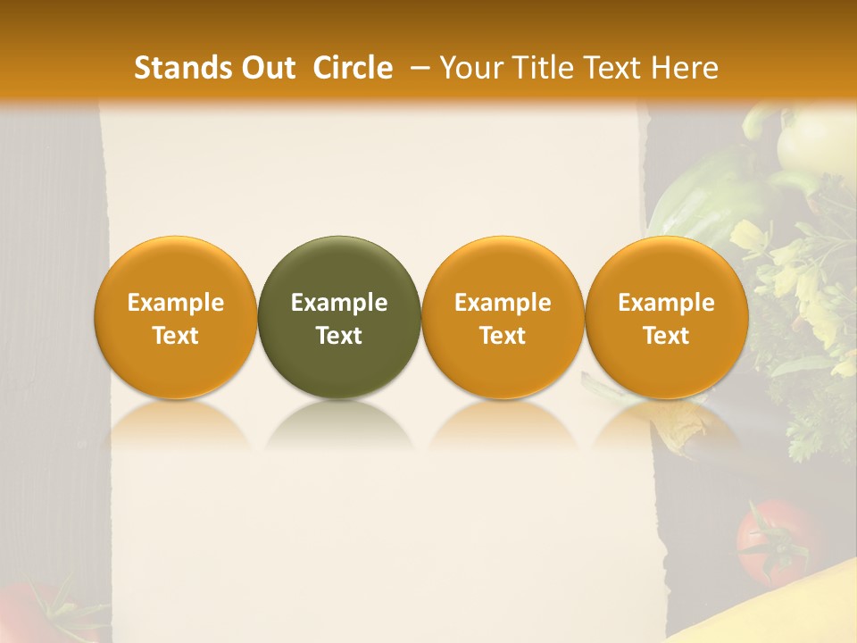 Market White Onion PowerPoint Template