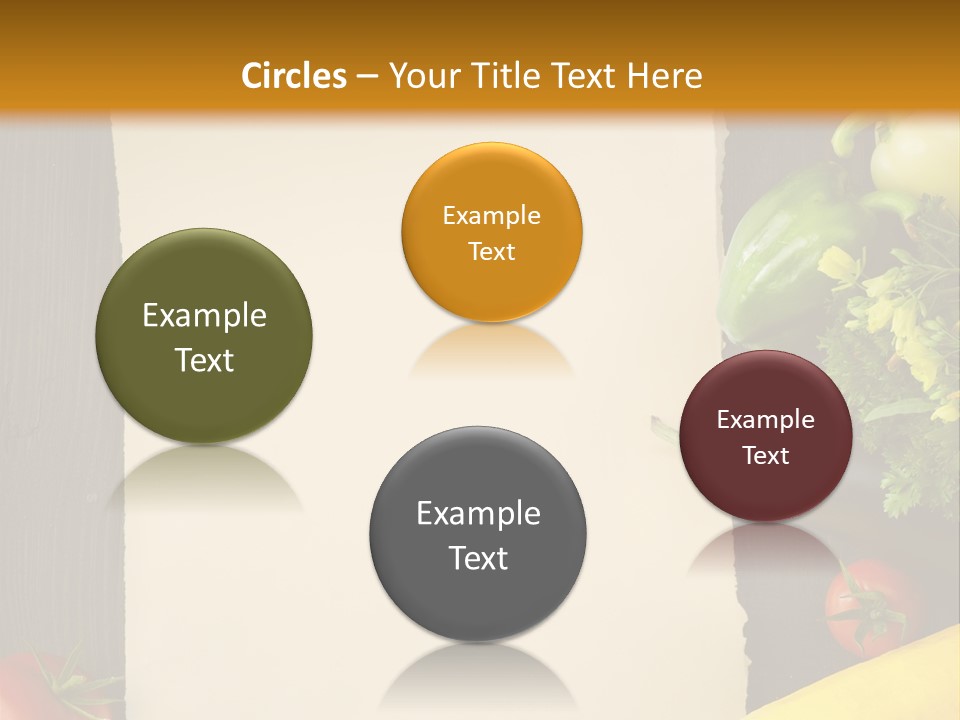 Market White Onion PowerPoint Template