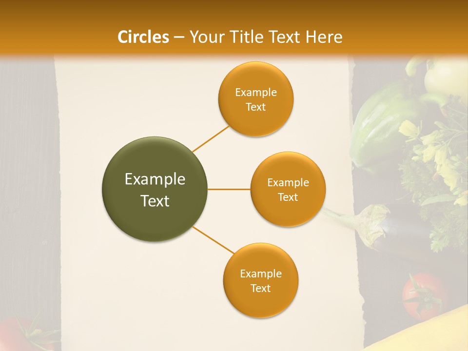 Market White Onion PowerPoint Template