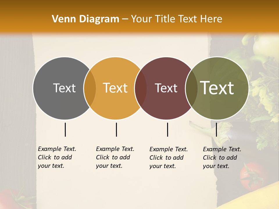 Market White Onion PowerPoint Template