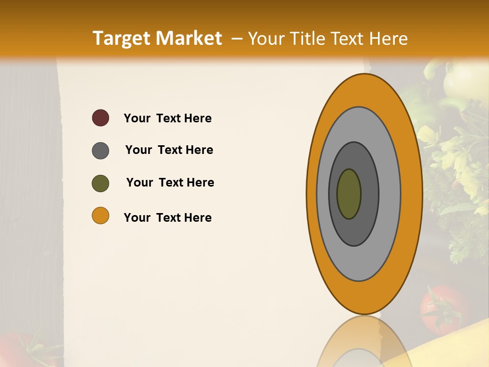 Market White Onion PowerPoint Template