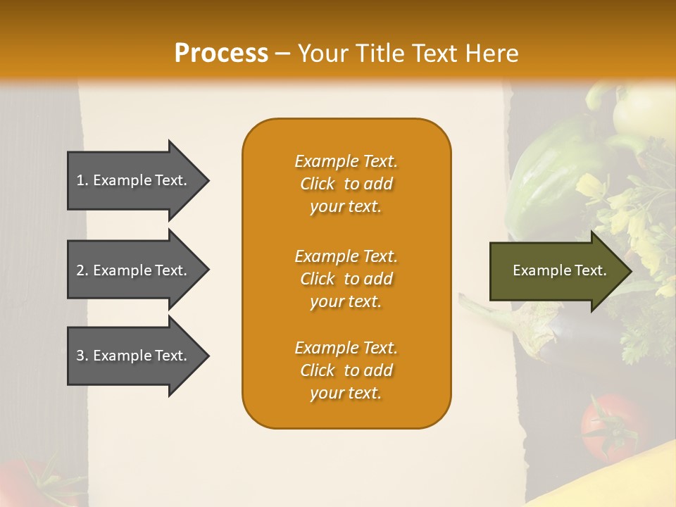 Market White Onion PowerPoint Template