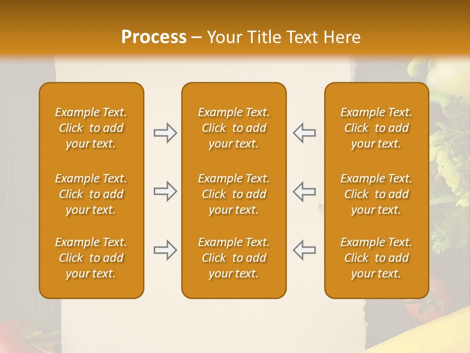 Market White Onion PowerPoint Template