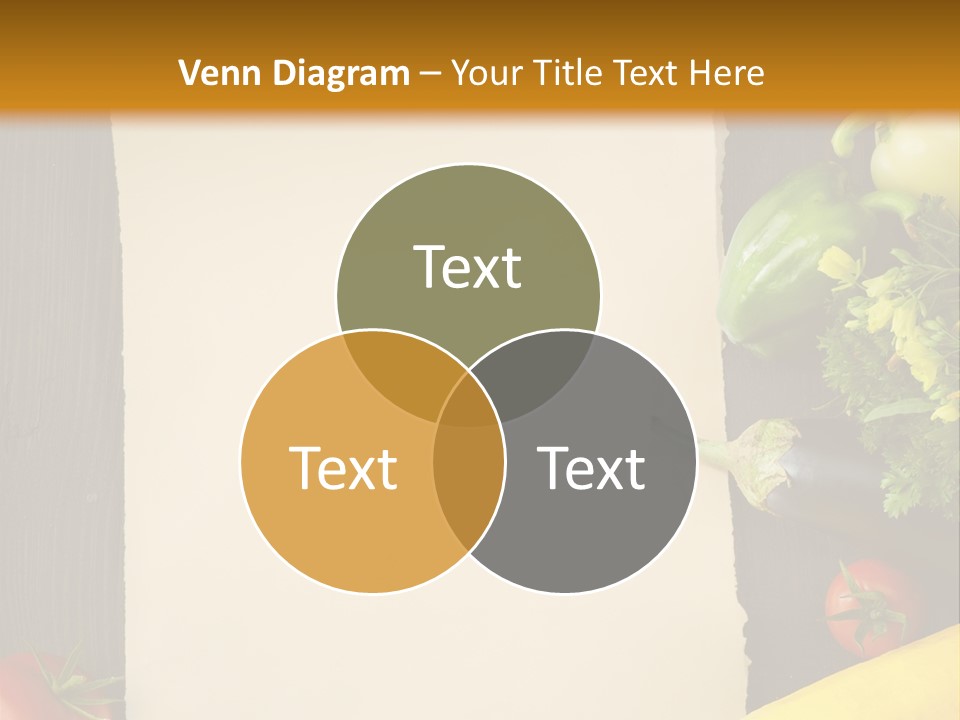 Market White Onion PowerPoint Template