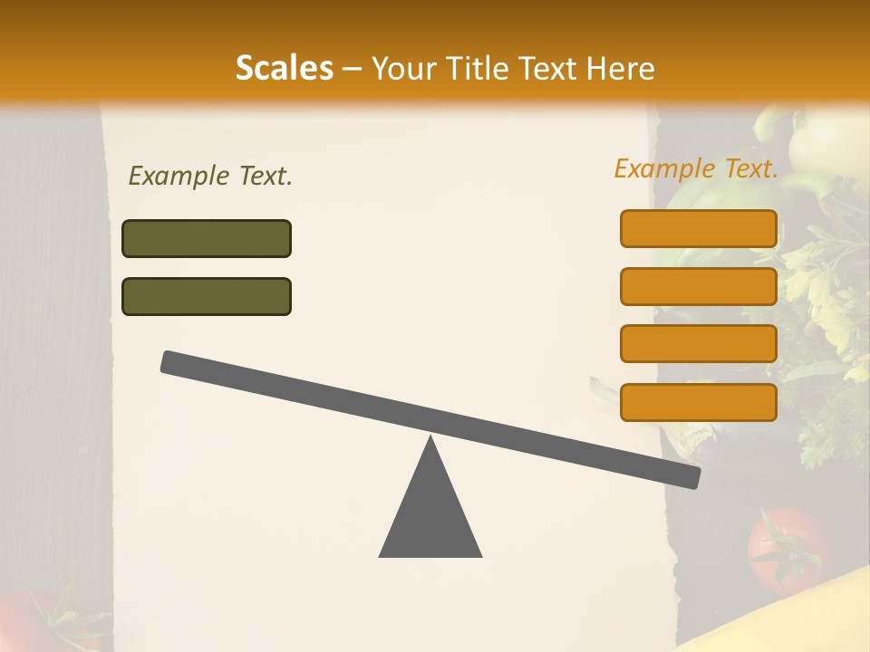 Market White Onion PowerPoint Template