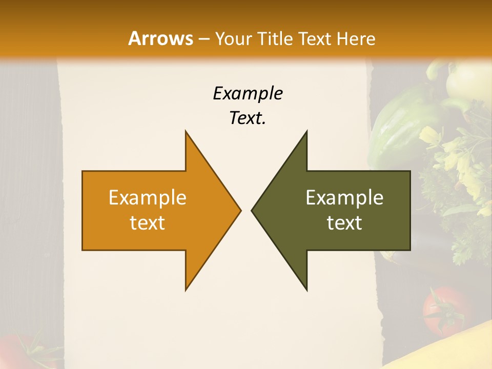 Market White Onion PowerPoint Template