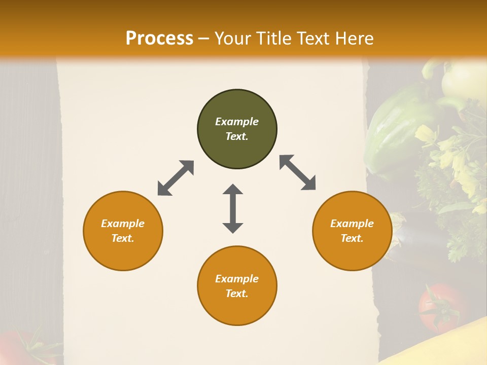 Market White Onion PowerPoint Template