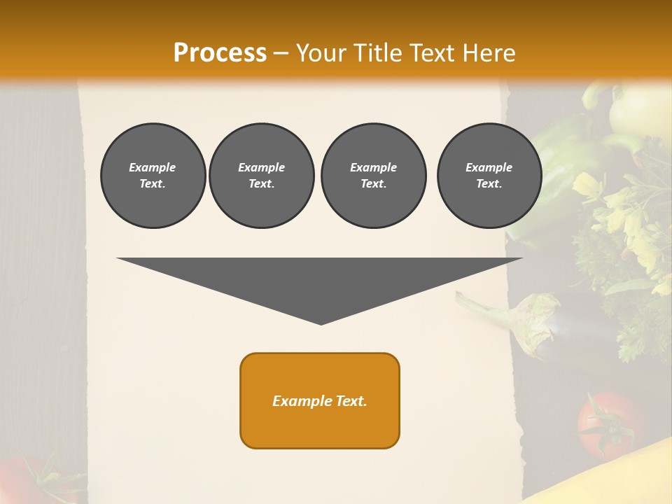 Market White Onion PowerPoint Template