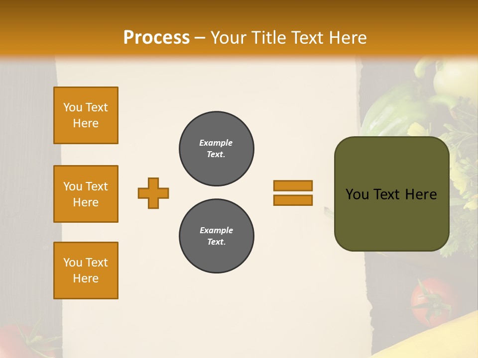 Market White Onion PowerPoint Template