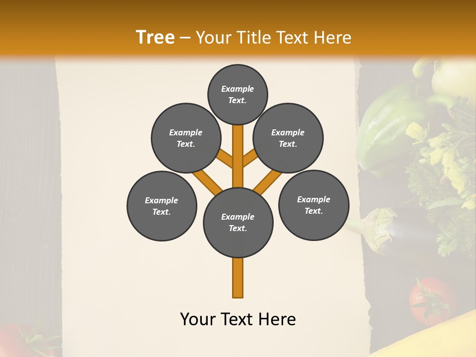 Market White Onion PowerPoint Template