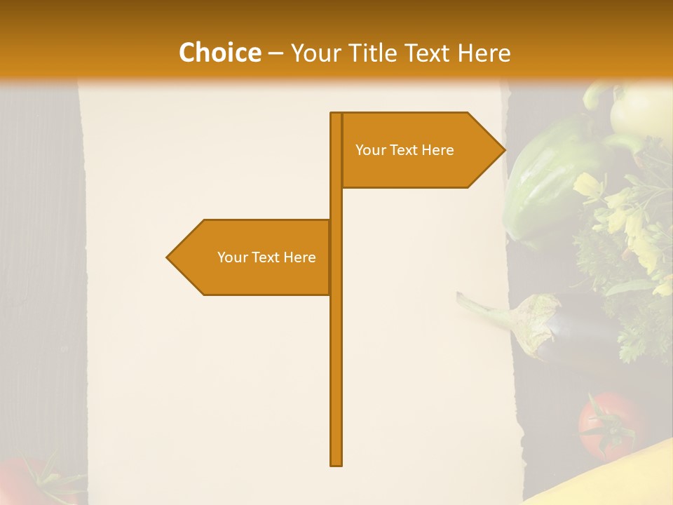 Market White Onion PowerPoint Template