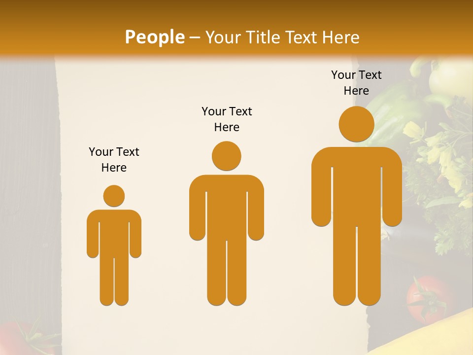 Market White Onion PowerPoint Template