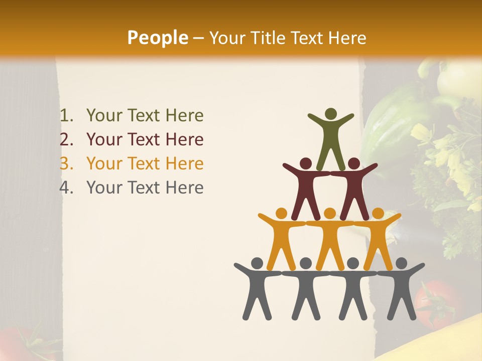 Market White Onion PowerPoint Template