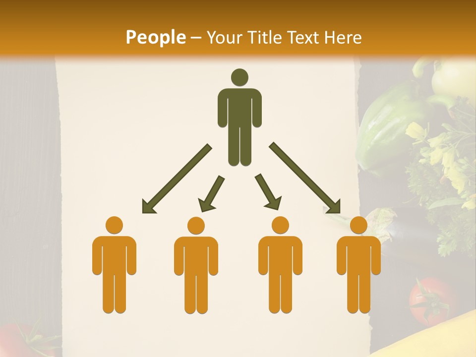 Market White Onion PowerPoint Template