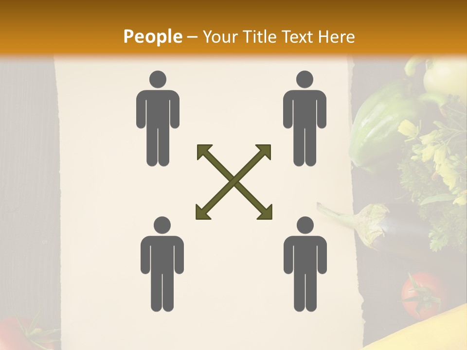 Market White Onion PowerPoint Template