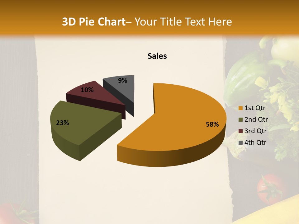 Market White Onion PowerPoint Template
